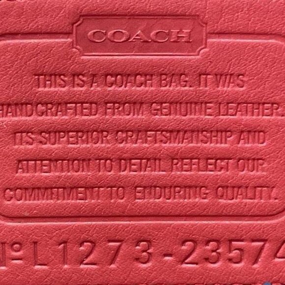 Coach Burnt Orange Leather Bennett Handbag Boston Bag‎ - Picture 8 of 8